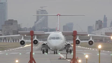 Taxying planes Stock Footage 52921248