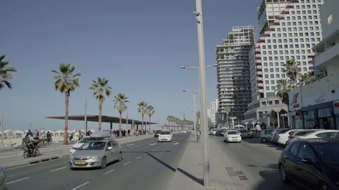 Tayelet Tel Aviv Stock-Footage 126417325