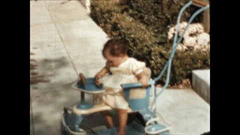 Taylor Tot Stroller 1940 Stock Footage 217648842