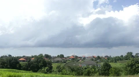 Taymlaps Clouds Over the Buildings Stock Footage 67533329