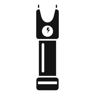 Tazer icon simple vector. Taser gun Stock Illustration