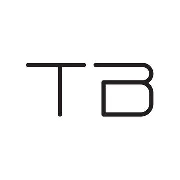 Tb initial letter vector logo icon Stock Illustration