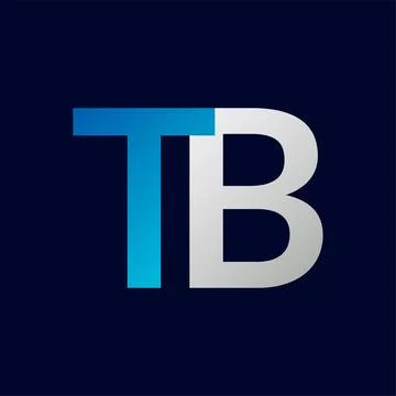 TB Letter logo design vector template. Stock Illustration