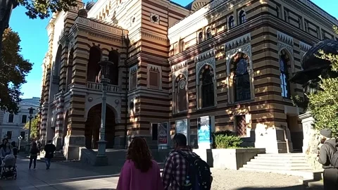 Tbilisi. Beautiful old building Stock Footage 225145412
