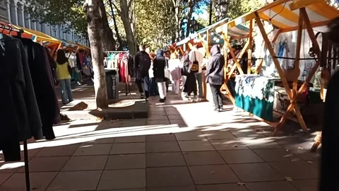 Tbilisi. city ​​fair Stock Footage 225144874
