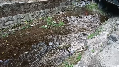 Tbilisi. Flowing river in the mountains Stock Footage 225117601