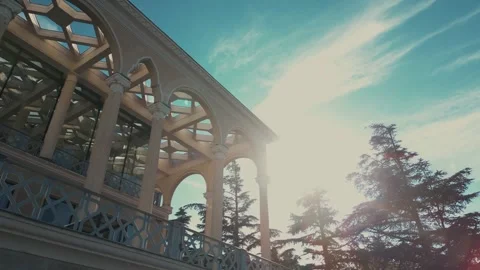 Tbilisi Funiculor Drone 4k Stock Footage 290856207