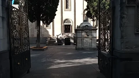 Tbilisi. Gate to the old temple Stock Footage 225139627