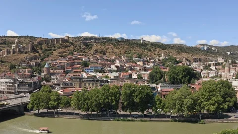 Tbilisi Old town Stock Footage 124151952