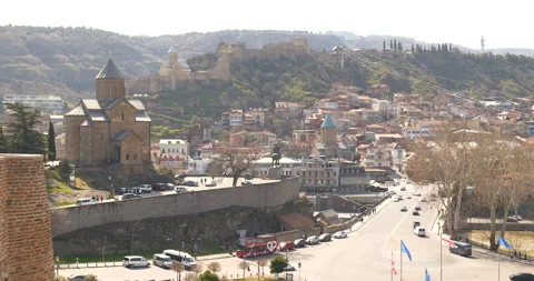 Tbilisi, old town Video stock 242292497