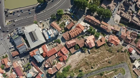 Tbilisi Old town rooftops Video stock 124167909