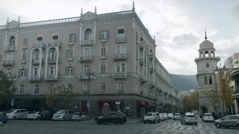 Tbilisi square Stock Footage 203890706
