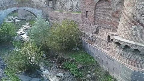 Tbilisi. Stone castle in the mountains Stock Footage 225119840