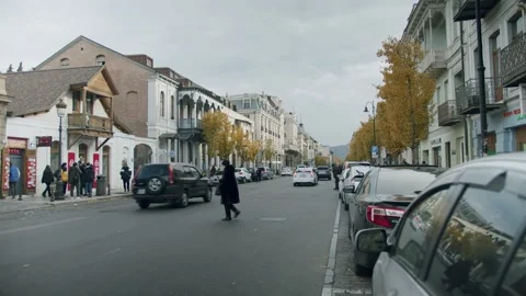 Tbilisi street Stock Footage 203890711