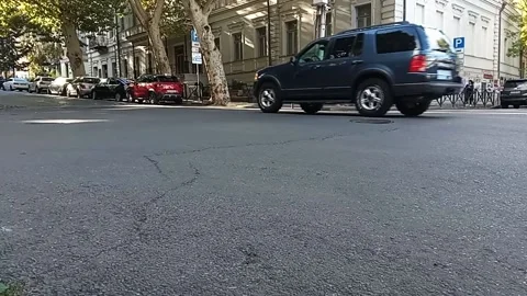Tbilisi. street intersection Stock Footage 225140224