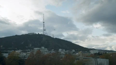 Tbilisi TV Tower Stock Footage 203890323