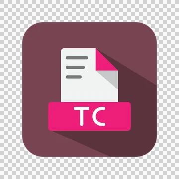 TC flat icons. symbol document files, archive, extension, file type.  스톡 일러스트