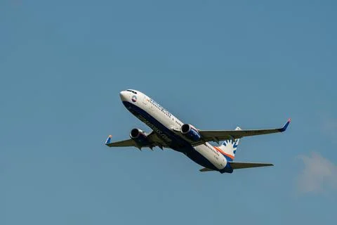 TC-SRC Sun Express Boeing 737-8JP jet in Zurich in Switzerland 5.8.2025 Stock Photos