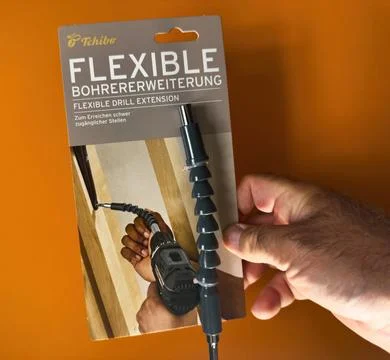 Tchibo flexible drill extension tool Stock Photos