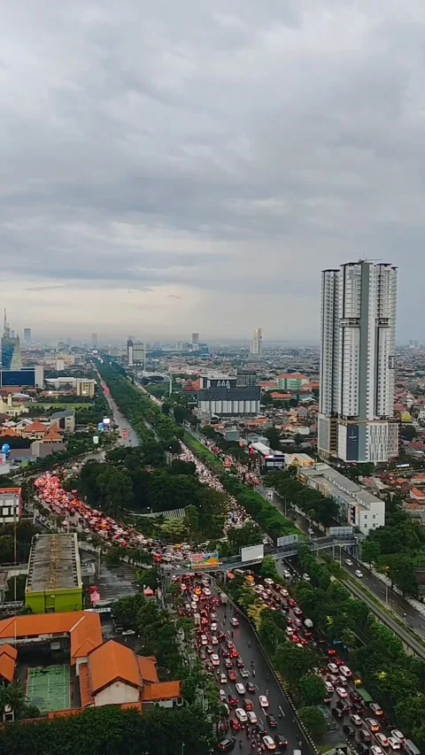 Tcity of surabaya Indonesia west java Stock Footage 241777361