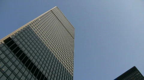TD Centre 3 Building Spin Stock Footage 838945