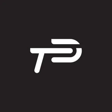 Td initial letter vector logo icon Stock Illustration