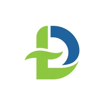 TD letter icon vector concept design template Illustrazione stock