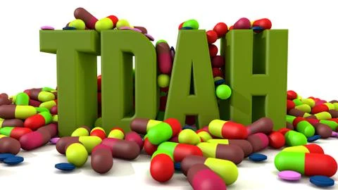 TDAH disorder Stock-Illustration