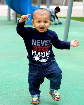 Tddler Playing Stock Photos