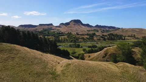 Te Mata Peak Drone 4k Stock Footage 169283326