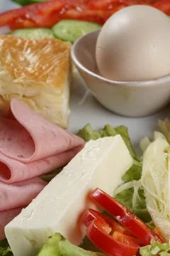 Tea and breakfast Stock Photos
