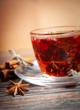 Tea and cake Stock Photos