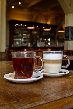 Tea and coffee Stock Photos