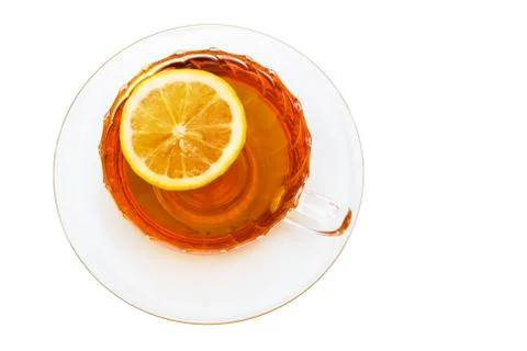Tea and a lemon Stock-Fotos