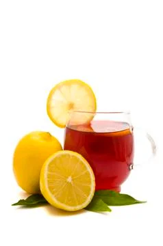 Tea and lemons Foto stock