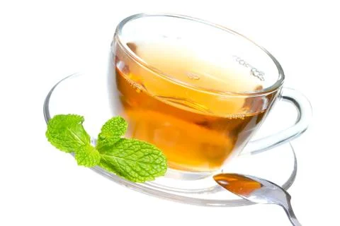 Tea and mint Stock Photos