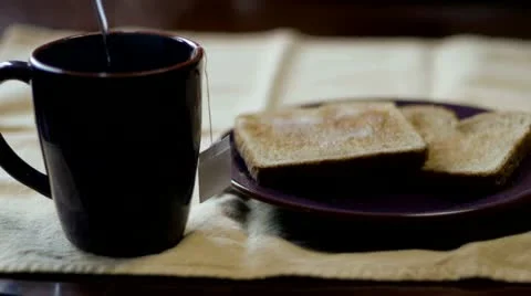Tea and Toast Video stock 12656653