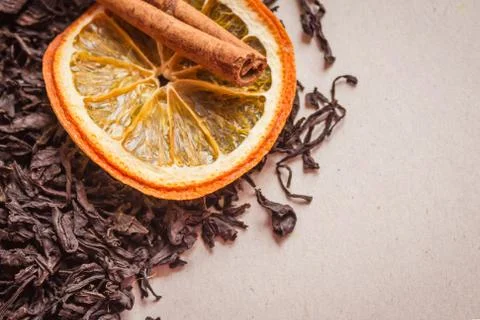 Tea with aromatic additives. Stock Photos