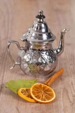 Tea background Stock Photos