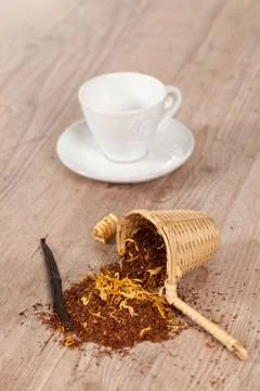 Tea background Stock Photos