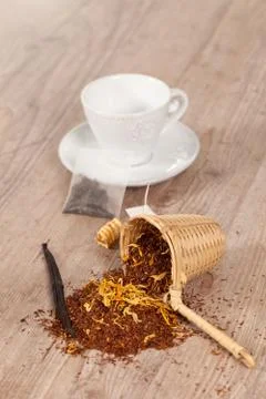 Tea background Stock Photos