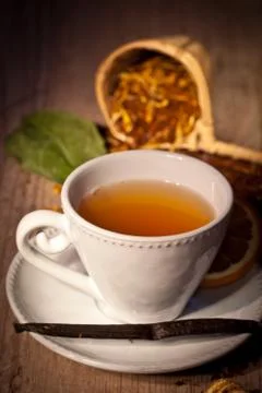 Tea background Stock Photos
