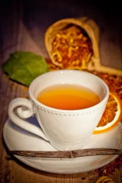 Tea background Stock Photos