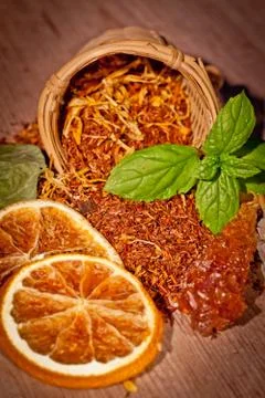 Tea background Stock Photos