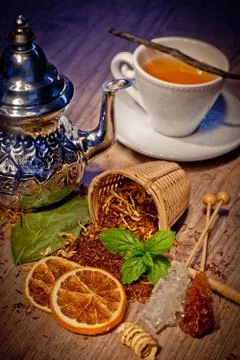 Tea background Foto stock