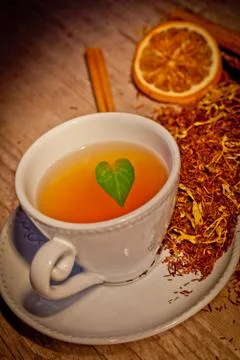 Tea background Stock Photos