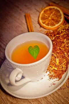 Tea background Stock Photos