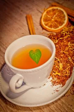 Tea background Stock Photos