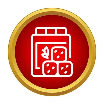 Tea bag and sugar cubes icon Stock Illustration