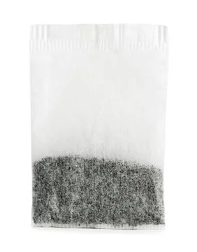 Tea bag closeup Stock Photos